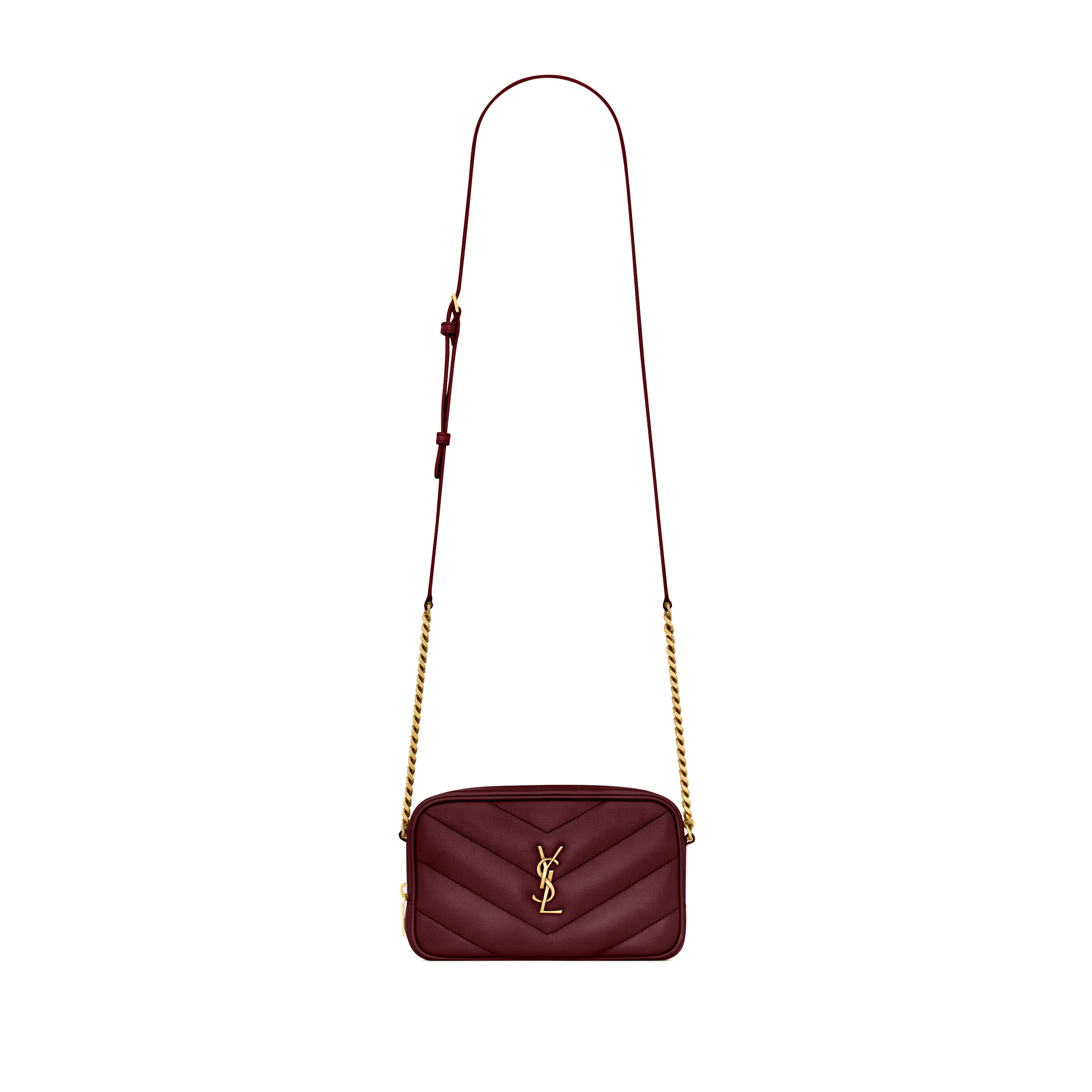 YSL LOULOU MINI CAMERA BAG IN LAMBSKIN 869816AAEAX6197 (18.5*11.5*5cm)